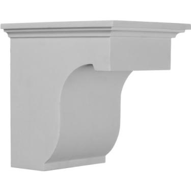 Imagem de Ekena Millwork BKT08X08X06LE Suporte Legado 16 20 cm L x 20 cm P x 20 cm A, Branco