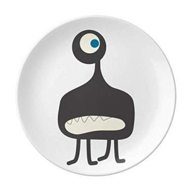 Imagem de Prato de monstro decorativo de porcelana Salver do Universo e Alienígena