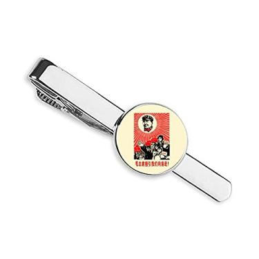 Imagem de Modelo chinês vermelho educativo propaganda gravata gravata clipe bar presente homem executivo