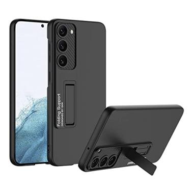 Imagem de Capa Capinha Kickstand Fosca Para Galaxy S23 6.1 Anti Impacto com Suporte Stand (Preto)