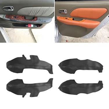 Imagem de MIVLA Painel de apoio de braço de porta de couro macio, adesivo de cobertura de pele, adequado para Hyundai Sonata 2004 2005 2006 2007 2008 estilo de carro