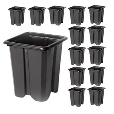 Imagem de Kit 200 Vasinho Sementeira Pequeno Pote Quadrado 8 Para Muda