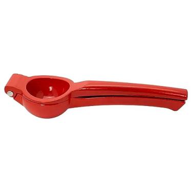 Imagem de Espremedor De Suco Manual De Laranja/Limão Em Alumínio 22 cm (VERMELHO)