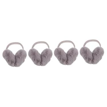 Imagem de VANZACK 4 Pcs Protetores De Ouvido De Inverno Acessório De Inverno Adorável Protetor De Orelha De Inverno Protetores De Ouvido Feminino Inverno Sintetica Forro Senhorita Ajustável