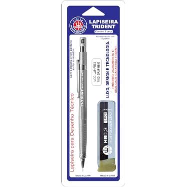 Imagem de Lapiseira, Trident, Lap-Pr03B, Cinza/ Grafite/ Preto, 0,3 Mm