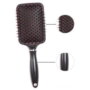 Imagem de Escova Cabelo Quadrada Almofada Raquete Ntflex Premium 3483