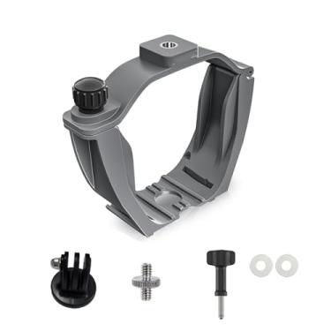Imagem de Suporte adaptador de câmera para DJI Air 3 Drone Carry Bracket Top Extension Camera Adapter Mount 1/4 Screw Compatível com Go Pro/Insta360 Action Camera/LED Flight Light