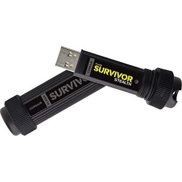 Imagem de Corsair Flash Drive Survivor® Stealth USB 3.0, 128GB, Preto - CMFSS3B-128GB