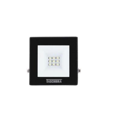 Imagem de Refletor Tr Led 10w Slim Preto - Taschibra 6500k (branca)