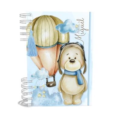 Imagem de Caderneta de Vacina A5 Personalizada Ursinho Baloeiro