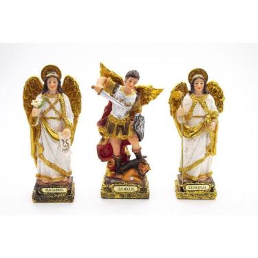 Imagem de Kit Imagem Arcanjos Gabriel Miguel Rafael Importado Art