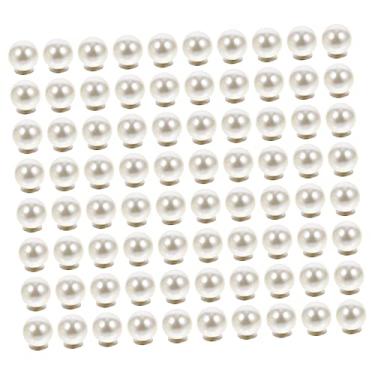 Imagem de Operitacx 100 Peças Botões De Substituição De Parafuso De Pérola Botões De Roupas De Pérolas Botões De Camisas Botões De Pérola Acessórios De Roupas DIY Sem Costura Botões Para Artesanato