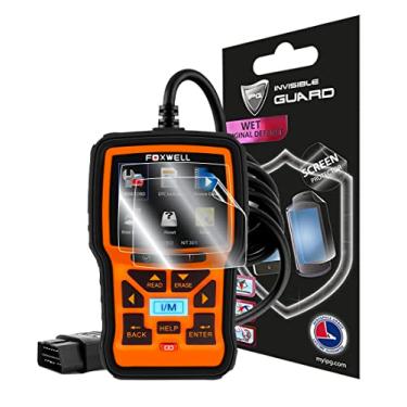 Imagem de IPG Protetor de tela para leitor de código FOXWELL NT301 OBD2 Scanner (2 unidades) Protetor de tela invisível de hidrogel - Qualidade HD/autorreparação/sem bolhas - para NT301
