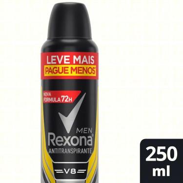 Imagem de Desodorante Antitranspirante Aerossol Rexona Men V8 72H 250Ml