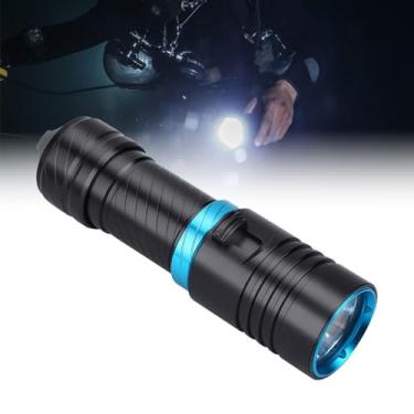 Imagem de Zetiling Lanterna de Mergulho à Prova D'água com 50 m de Profundidade, Luz LED Brilhante, para Especialistas em Mergulho, Snorkeling e Pesca