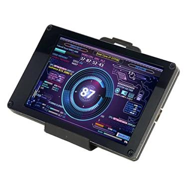 Imagem de Srliya Monitor de Temperatura do Computador 3.5 Polegada Ips Usb Mini Tela Temperatura Display Pc Cpu Monitor de Dados para Pc Cpu Ram Dados