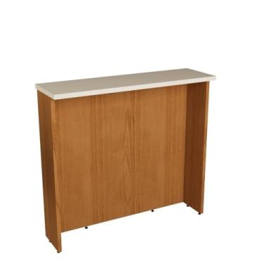 Imagem de Bancada para Cozinha Ilha 120cm Cozinha Milão Freijó Rocks/Cinza Argila