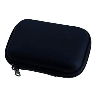 Imagem de Rangale Estojo de transporte de fone de ouvido, estojo rígido de armazenamento portátil bolsa para cartão SD TF fone de ouvido fones de ouvido fone de ouvido iPod Bluetooth fone de ouvido e cabo de carregamento