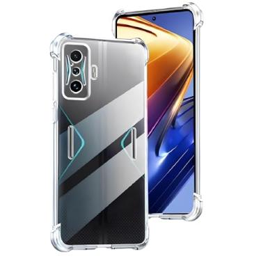 Imagem de Capa Capinha Com Bordas Anti Impacto Para Poco F4 GT Tela de 6,67 Polegadas (Bluepink)