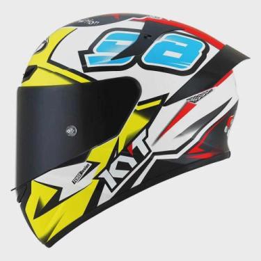 Imagem de Capacete KYT TT Course  98 Bomb Branco, 58
