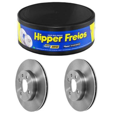 Imagem de Par Disco Freio Honda Civic 1.8 2006 a 2016 Dianteiro Ventilado - Hipp