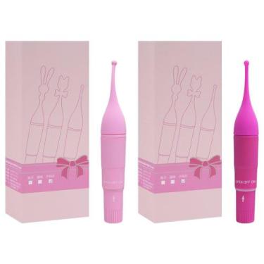 Imagem de Vibrador estimulador de clitoris com ponta arredondada vip mix, Roxo