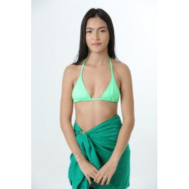 Imagem de Cortininha Liso - Leahmar, M, Verde lima