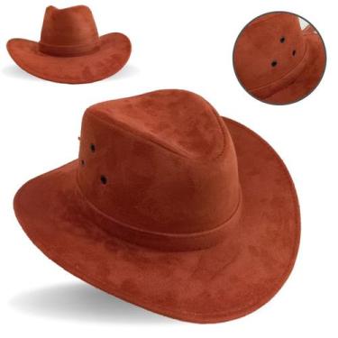 Imagem de Chapeu Country Cowboy Feminino Peão Rodeio Boiadeira Vaqueiro American