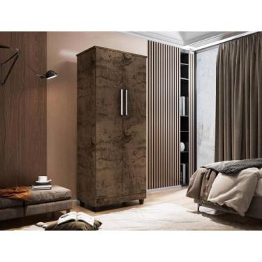 Imagem de Armário Multiuso 2 Portas 3 Prateleiras Castani Saara Casa Moderna - C