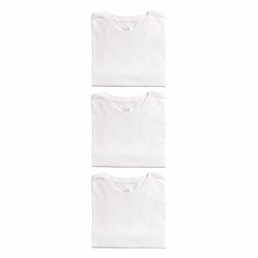 Imagem de Kit 3 Camisetas Básica Reserva, Branco, G