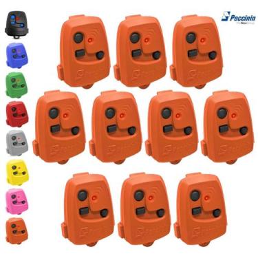 Imagem de Kit 10 Controle Remoto De Portão Eletrônico Peccinin Original, Laranja
