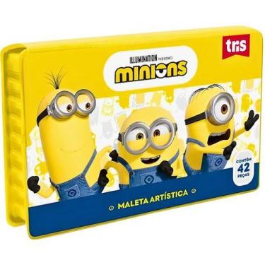 Imagem de Maleta Artistica Para Pintura Minions 42 Itens Summit - Magic Kids, Am