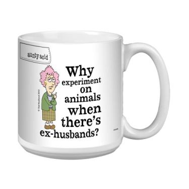 Imagem de Tree-Free Greetings XM27818 Caneca Jumbo Aunty Acid Artful, 590 ml, Experiment
