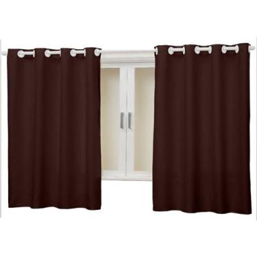 Imagem de Cortina de Janela Tecido Grosso OXFORD 2,20M x 1,40M para Sala Quarto 