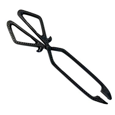 Imagem de Pinças de metal e carvão para lareira, chaminé, fogueira, forno de pizza, lareira interna e externa - pôquer para queimador de madeira