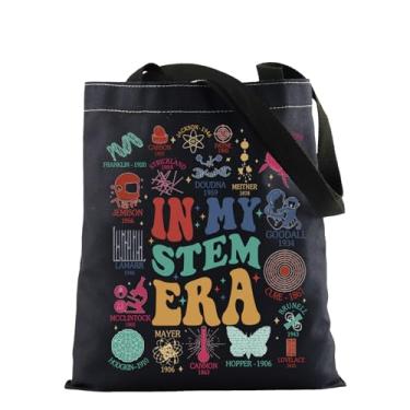 Imagem de KUIYAI Stem Teacher Appreciation Tote Bag Steminist Gift PhD Gift Scientist Gift Student Grad Gift In My Stem Era Bolsa, Inmystemeratoteblk