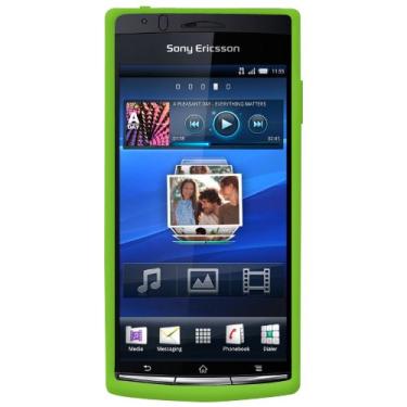 Imagem de Amzer Capa de gel de silicone para Sony Ericsson Xperia arc – 1 pacote – verde