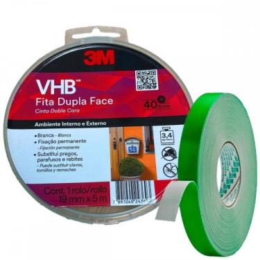Imagem de Fita Dupla Face 3M Vhb 19Mm X 5M - Espuma - Interna/Externa - Com Esto