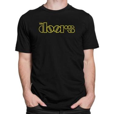 Imagem de Camiseta Masculina The Doors Banda De Rock - SEMPRENALUTA, Preto, P
