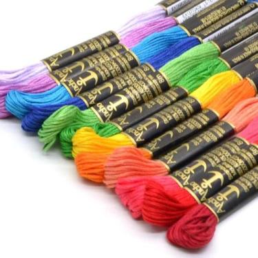 Imagem de Kit Linha Anchor Mouline 12 Cores - Arco-Íris - Corrente