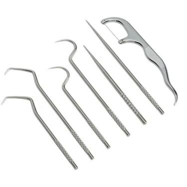 Imagem de Kit Instrumentos De Limpeza Dentária Removedor De Tártaros - H2, Padrã