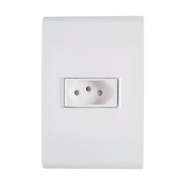 Imagem de Tomada Tramontina Liz Branco 20A Horizontal 57170/213 - TRAMONTINA ELE