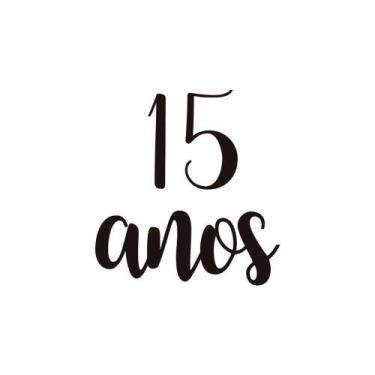 Imagem de Adesivo para balão 15 anos - Extra Festas