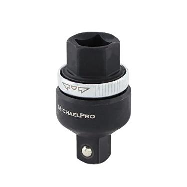 Imagem de MichaelPro MP012017 Adaptador de barra de catraca de 3/20.3 cm - Converte a barra de disjuntor de 1/5.1 cm ou alça deslizante em T em uma catraca de 3/20.3 cm