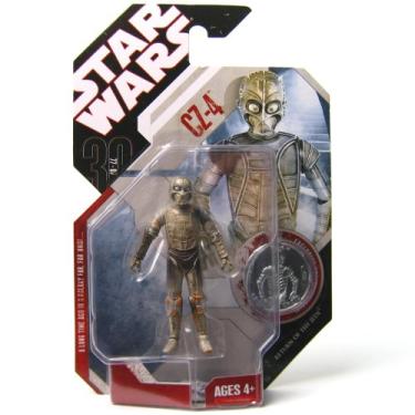 Imagem de Star Wars 30th Anniversary CZ-4 Jabba's Palace Droid Action Figure with Plastic Coin