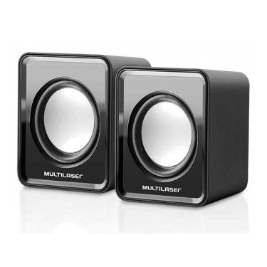 Imagem de Caixa de Som 2 Canais Caixa de Som SP144 3WATTS RMS Preto USB