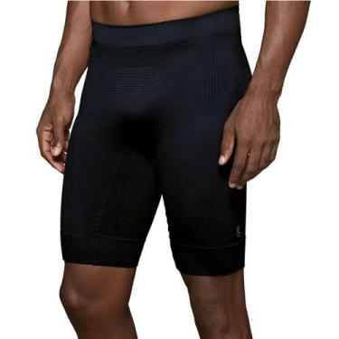 Imagem de Bermuda Térmica Lupo 70602-001 X-Run Emana sem Costura, Preto, EG