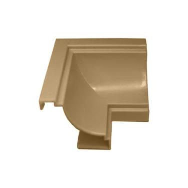 Imagem de Canto/Quina Interno p/ acabamento em Moldura Forro PVC, kit 50 unid. c