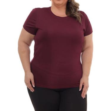 Imagem de Camiseta Feminina Dry Fit Plus Size Poliester Academia - Per Tutti Wea