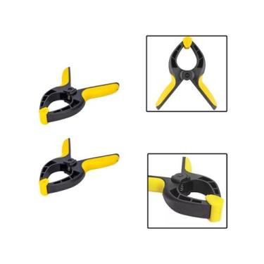 Imagem de Kit 2 Grampos Sargento Multiuso P/ Marceneiro 4 Pol. 100mm  - EDA